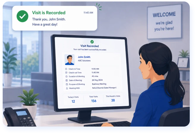 Visit is Recorded